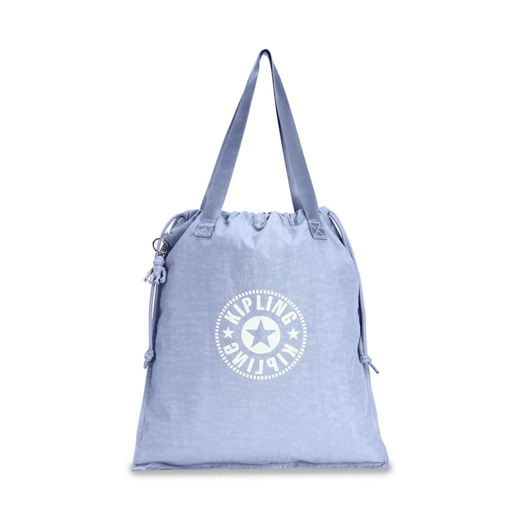 Kipling Hiphurrary Small Tote in Timid Blue, BNWT